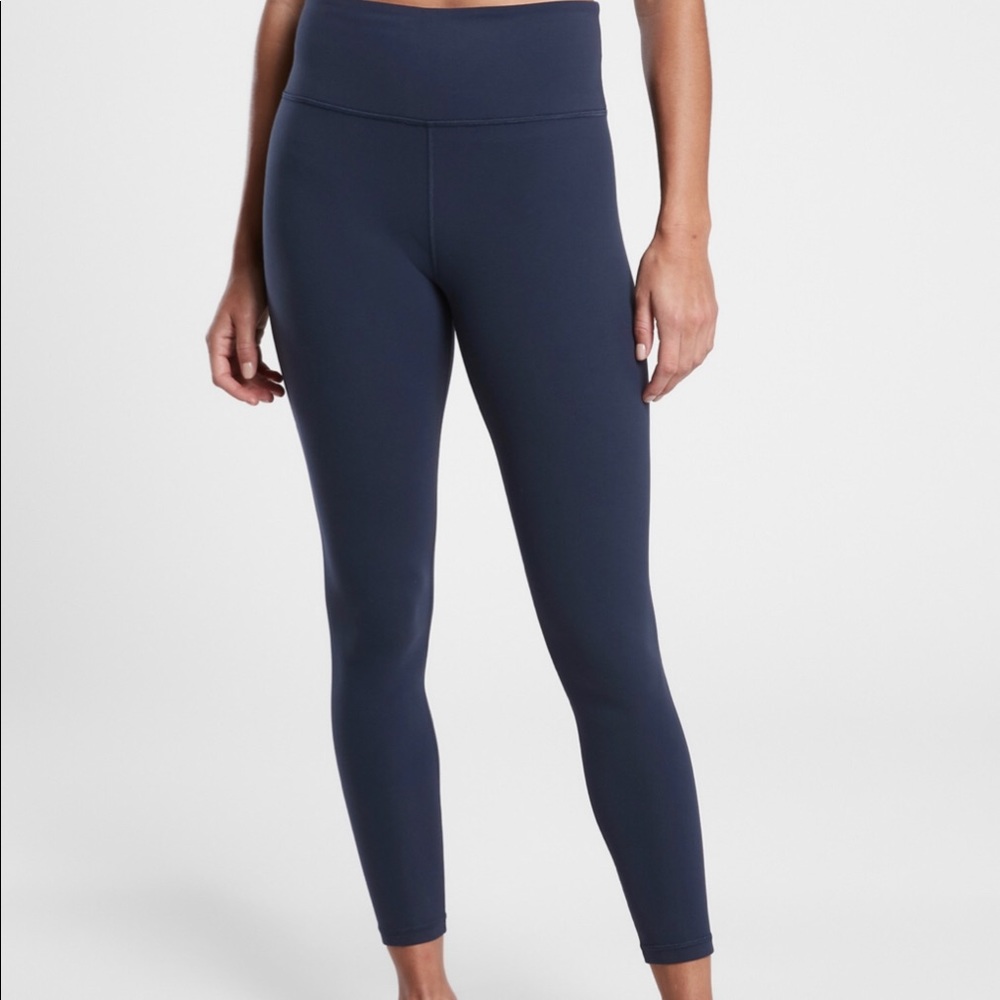 Athleta Navy Blue Elation 7/8 Tight Petite!!